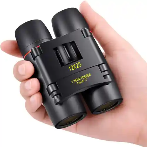 POLDR 12X25 Small Pocket Binoculars