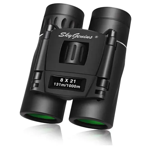 SkyGenius 8x21 Small Compact Lightweight Binoculars